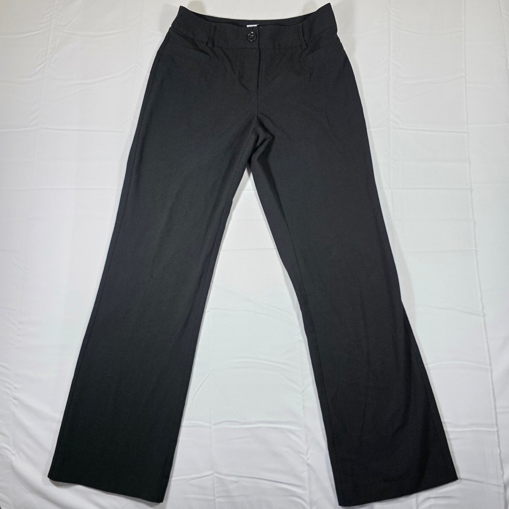 Studio 1940 Marissa Black Straight Leg Dress Pants Womens Size 3M Average